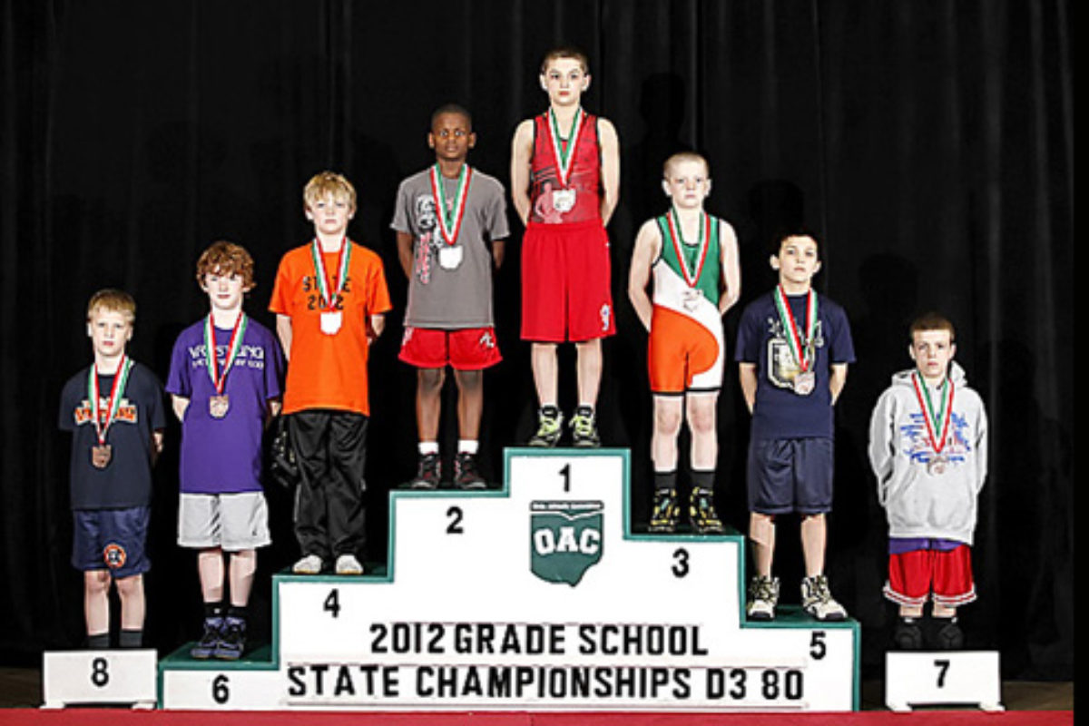 2012 Grade School State- D3 80lbs-  David Cumberledge vs. Manzona Bryant
